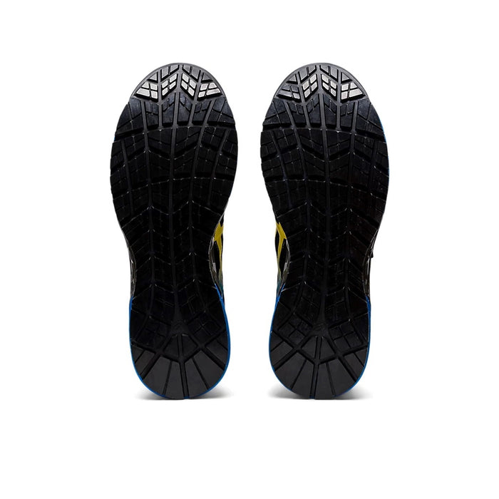 ウィンジョブ® CP308 AC　3E相当　安全靴　メンズ ブラック×ヴァイブラントイエロー 24.0㎝