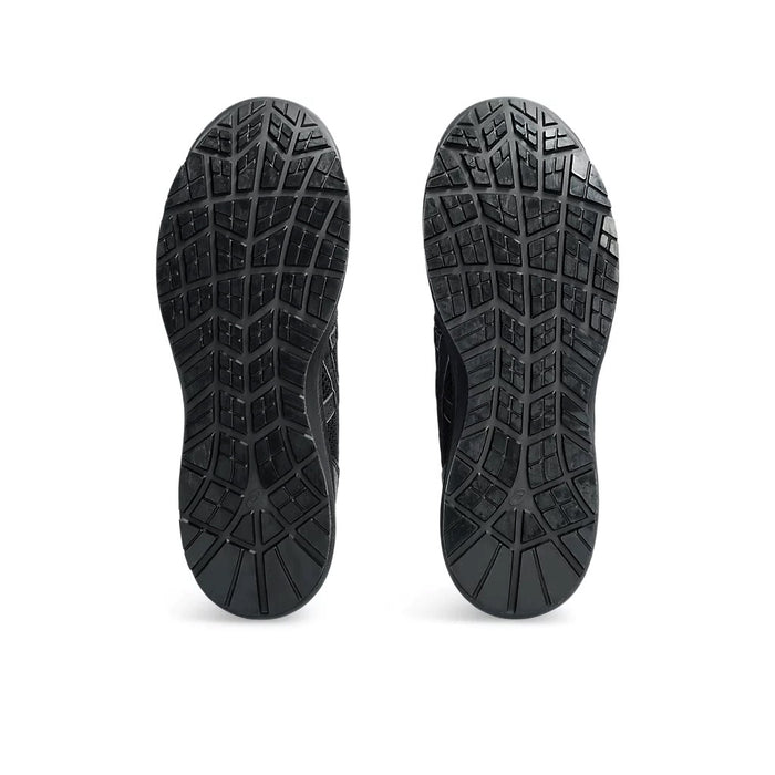 【2024年2月新発売】軽量性・クッション性に優れたFLYTEFOAMをミッドソールに採用し、女性の足にしっかりフィット　ウィンジョブ® CP217　2E相当　安全靴　レディース　ブラック×ブラック 21.5