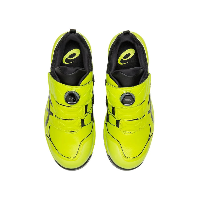ウィンジョブ® CP307 Boa　3E相当　安全靴　ユニセックス　ネオンライム×ブラック 22.5㎝