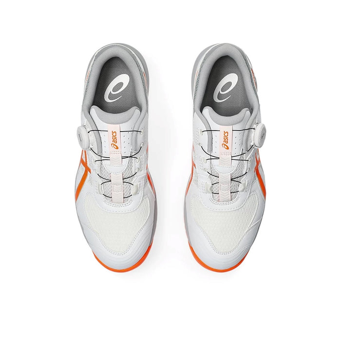 ウィンジョブ® CP219 BOA® 2E相当　ホワイト×ショッキングオレンジ　ユニセックス 安全靴・作業靴 シューズ