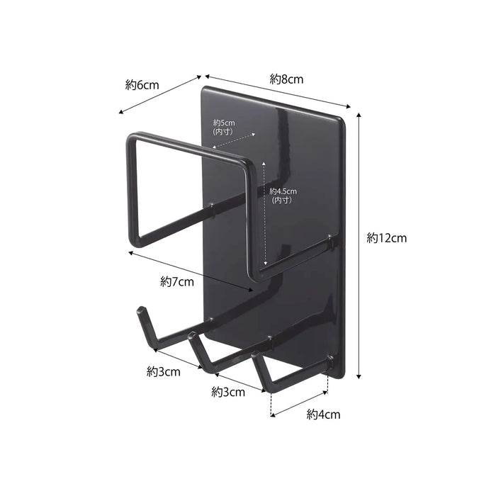 山崎実業 4976 4977 タワー マグネットバスルームクリーニングツールホルダー