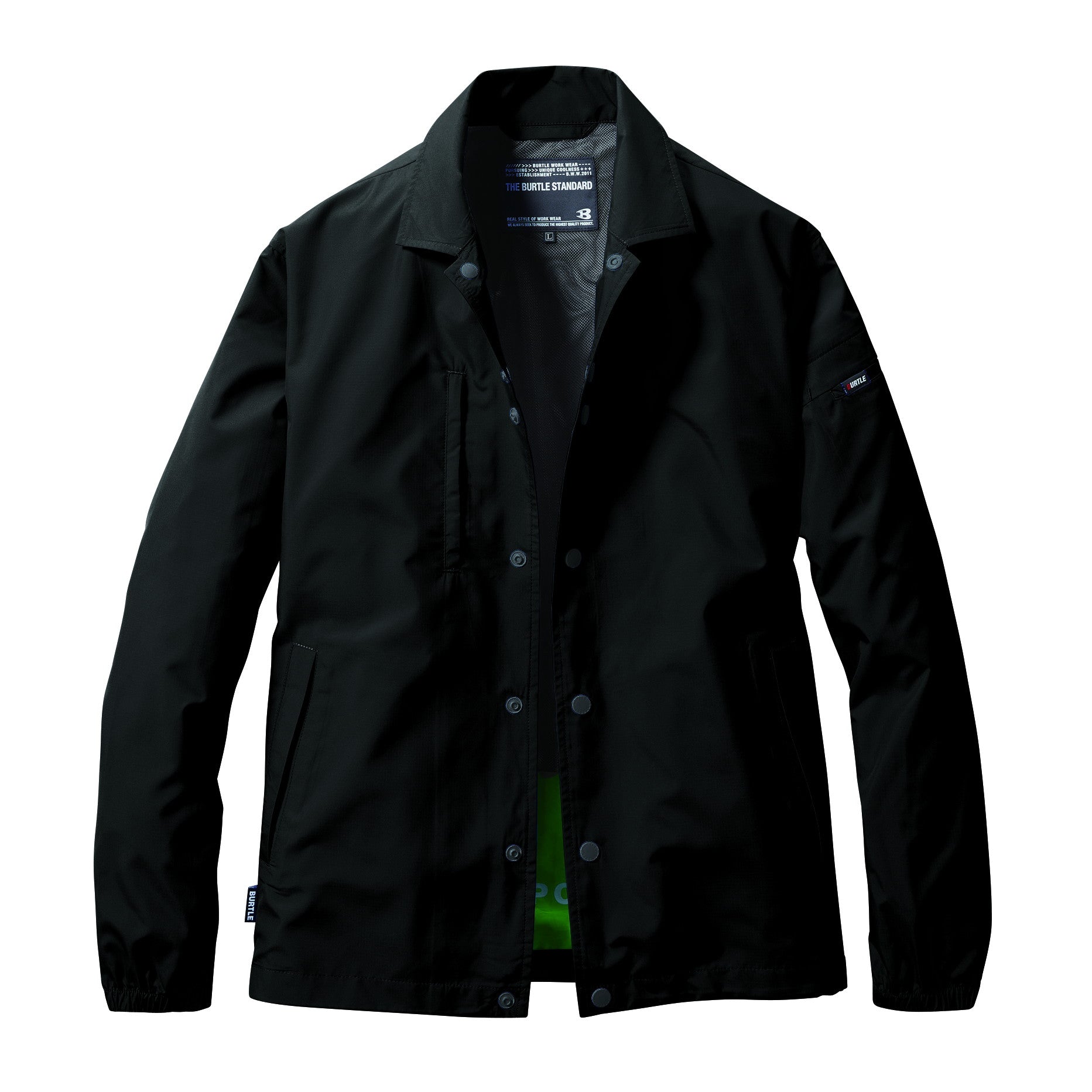 撥水性・防風性に優れた幅広く着れるジャケット　Staff Jacket Series　710コーチジャケット　ユニセックス 35ブラック / S