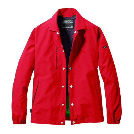 撥水性・防風性に優れた幅広く着れるジャケット　Staff Jacket Series　710コーチジャケット　ユニセックス 98カーディナル / S