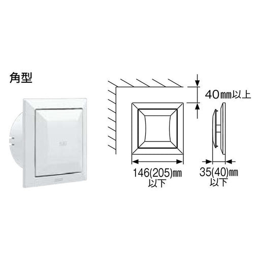 ＊フィルター換気カバー（ポレット）アレル