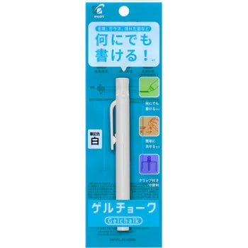 PILOT  ゲルチョーク　金属、ガラス、水・油何にでも書けて綺麗に消せる建設現場のマーカー　本体 1本入