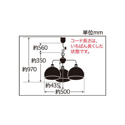 オリオン(鉄鉢･3灯用CP型BR)