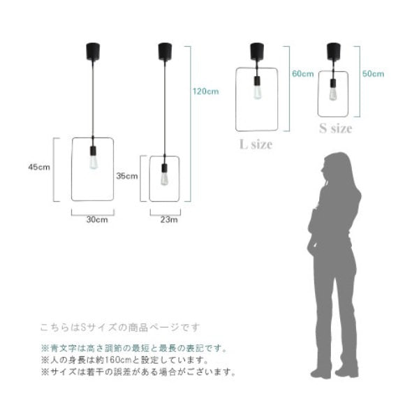 DI CLASSE(ディクラッセ)のペンダントランプ｜Scenario S P/L シェナーリオS ブラック