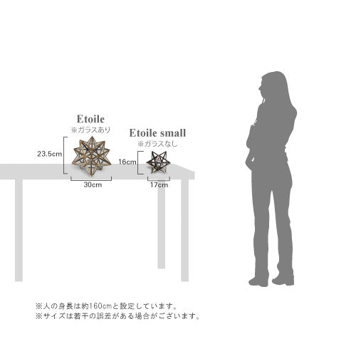 DI CLASSE(ディクラッセ)のテーブルランプ｜Etoile small BR エトワール スモール