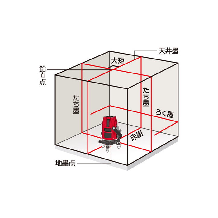 レーザ墨出器　ジンバルシリーズ　LA-505 墨出器(本体)