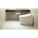 汚れに強くシミになりにくいトイレ専用床材　ハピアフロア　トイレタフ　石目柄　カットボーダー１８　1枚・0.54㎡ ディペスコホワイト柄